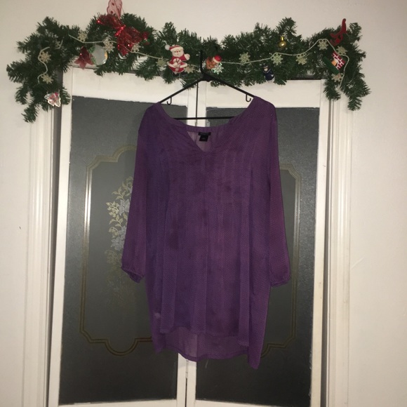 Ann Taylor Patterned Shirt - Picture 3 of 4